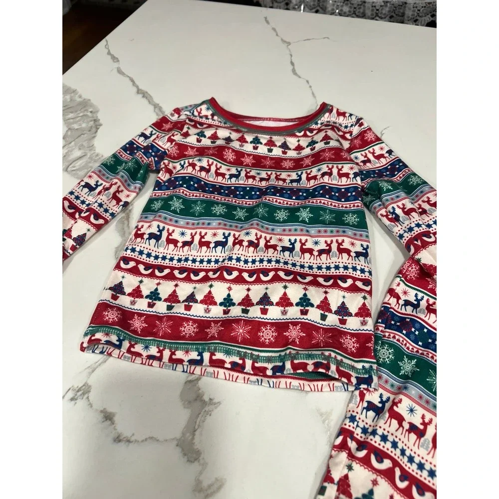 Matilda Jane Merry‎ and Bright Fair Isle Pajama Set Size 2 New Girls Reindeer